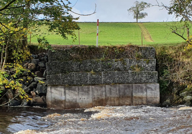 Gewebtes Drahtnetz Galvanisierte Gabionboxen 1m x 1m x 1m zum Schutz von Flüssen