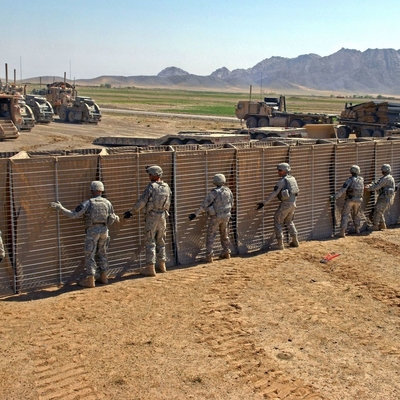 angepasste militärische Barriere zum Schutz der Sicherheit
