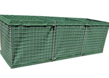 Schrankenanlage kohlenstoffarmer Stahl-Maschendraht Gabions-Kastens HESCO für Sicherheits-und Verteidigungs-Wände