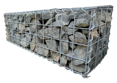 Galfan-Käfig-geschweißte Masche Gabions 3mm harter Beanspruchung für Felsen-Stützmauer