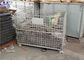 Maschendraht-Stahlpalette sperrt faltbare Hochleistungslagerung für Lager ein