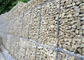 PVC beschichtete sechseckiger Stein gefüllte Schutz-Filetarbeit Gabions Rockfall