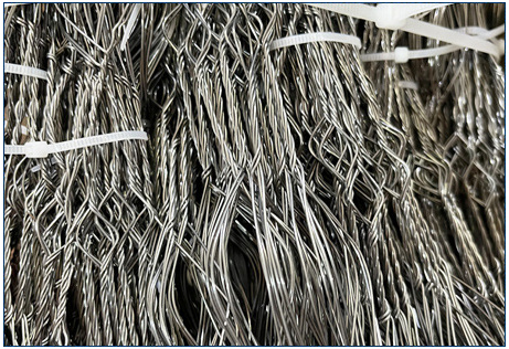 MZP Draht Hindernis geringe Sichtbarkeit 0,5-0,9mm Panzerabwehrnetz 3