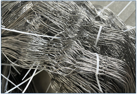 MZP Draht Hindernis geringe Sichtbarkeit 0,5-0,9mm Panzerabwehrnetz 4