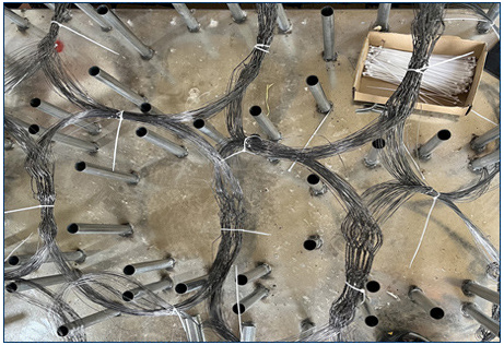 MZP Draht Hindernis geringe Sichtbarkeit 0,5-0,9mm Panzerabwehrnetz 5