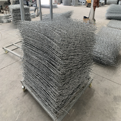 Felsen-Käfig-Antikorrosion 2.0mm-4.0mm Draht-Zaun-Gabion Basket Irons Gabion