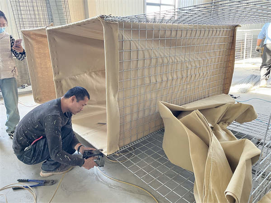 3''x3'' Heavy Duty Defensive Barrier Wall 2.21x1.52x30m Galvanized Steel