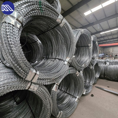 Security razor Blade Fence for House Razor Blade Wire Mesh Roll Residential Security BTO-22 razor Barbed Wire Mesh