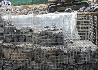 Galfan-Draht schweißte Stein gefülltes Gabions für Flankenschutz Soem-Service