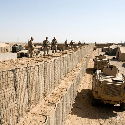 Defence Sand Explosion Proof Cage Price Security Eco Bastion Barrier Welded Gabion Box Explosion-Proof Cage