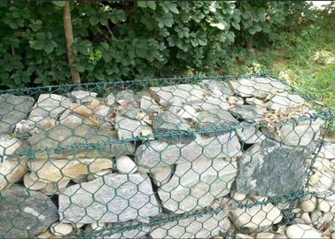 Sechseckiger Felsen-Korb-Stützmauer, heißer eingetauchter galvanisierter Gabions-Wand-Bau