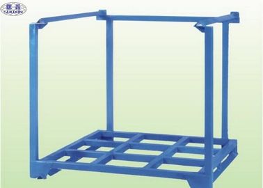 Kundengebundener Stahl, der Gestelle, Speicher-/Transport-Paletten-stapelnde Rahmen stapelt