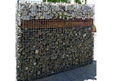 Heißer eingetauchter geschweißter Gabions-Stein sperrt Stützmauer Gabion für Garten-Zaun ein