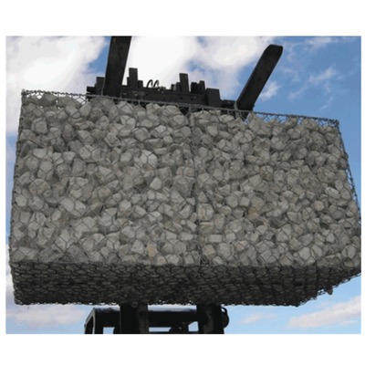 Antirost gesponnener gefüllter Felsen-Schutz Gabions-Korb-1mx1mx1m Stein