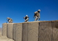 Militärarmee-Wand verzinken - überzogene Aluminiumart Hesco-Sperren-Bastions-defensive Sperren für Flut