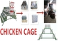 Hohe Haltbarkeit 96birds galvanisierte den Schicht-Hühnerkäfig, der für Bauernhof passend ist