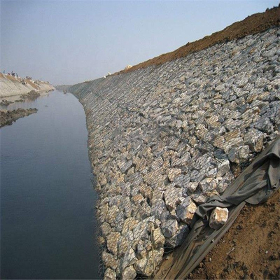 5mm Erosionskontrolle Gabion-Körbe 2mx1mx1m Korrosionsbeständigkeit