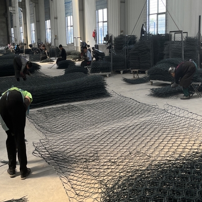 5mm Erosionskontrolle Gabion-Körbe 2mx1mx1m Korrosionsbeständigkeit