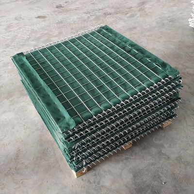 KN-10 5mm galvanisierte Schweißquadratlöcher Gaibon Sand gefüllte Verteidigungsbarrieren für Kenia