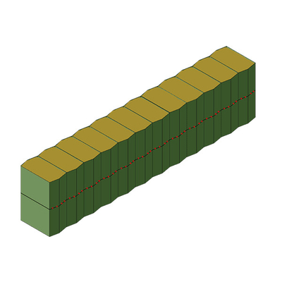 Anti-Rost Überschwemmung Schweiß Hesco Barriere Gabion Box für Verteidigung Barriere Stützwand