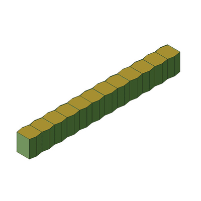 Anti-Rost Überschwemmung Schweiß Hesco Barriere Gabion Box für Verteidigung Barriere Stützwand