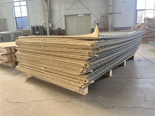 Militärische 4-6mm angepasste Größe Galvanisierte Verteidigungsbarriere Galfan Geotextil Stoff für Überschwemmung Contro