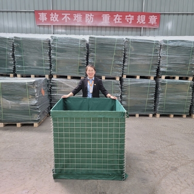 Hochsicherheit Klappbar Militärische Hesco Barrieren Container Wände für Bunker