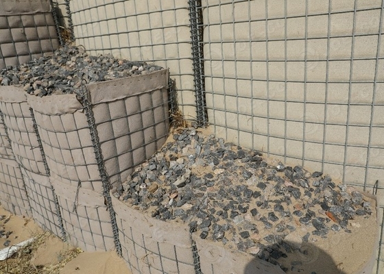 Wirksam schützen Militär Hesco Barriere Abwehrbarriere für Schießweite