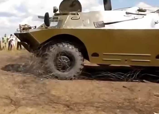 Grenzverteidigung Gefangennahme Draht Barriere Anti-Tank Track Wickeldrahtmasch