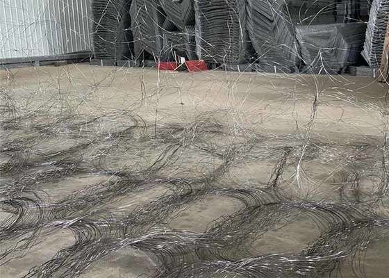 Schlachtfeldverteidigung Panzerfahrzeug galvanisierte Panzerbarriere Netze Mesh
