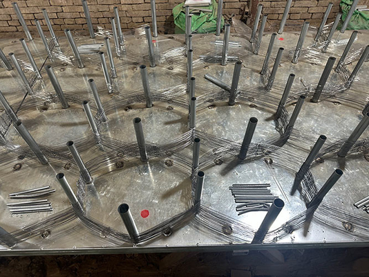 Nicht auffällige Hindernisse Behälter Barriere Mesh Tank Spur Wickeldrahtmasch