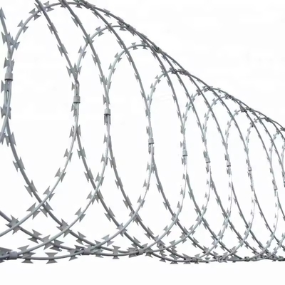 BTO-22 Razor Wire für Explosionssicherheit Mesh Gabion Container Anti-Impact Hot Dip Galvanized Abwehrschranken