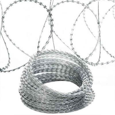 500 M Stacheldraht mit galvanisiertem Rasierschutz