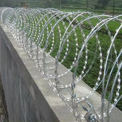 Warmverkauf Kreuz Rasierer Stacheldraht Flach Wickel Rasierer Stacheldraht und Clips Rasierdraht