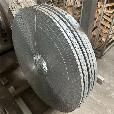 BTO-22 Concertina Draht Elektrisch Galvanisiert Nigeria Rasierer Stacheldraht Rasierer Draht Preis pro Rolle