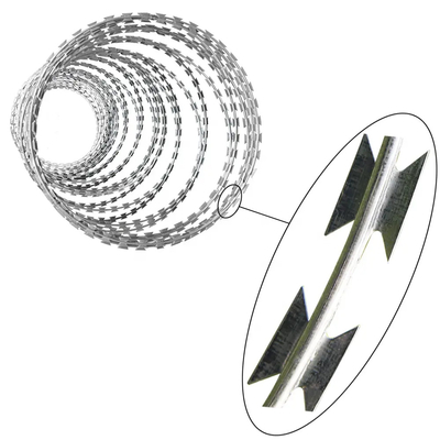 Verzinkte Blade Wire Razor Barbed Wire Mesh Hardware Lieferungen