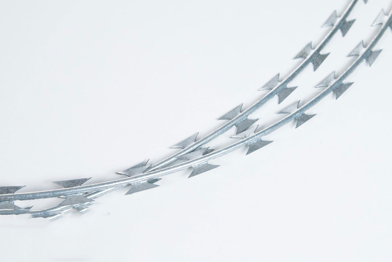 Hot Dip Galvanized oder Edelstahl 304 Anti-Climb Concertina Rasier Stacheldraht