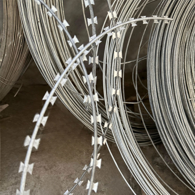 Fabrik CBT-65 Razor Coil Draht Heißverzinkte Niedrigpreis PVC beschichtet Zaun Roll