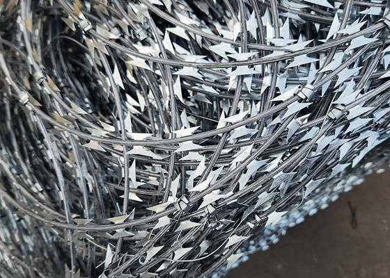Produktion Fabrik rostfeste Rasierklappe Zaundraht Concertina Stacheldraht Spirale