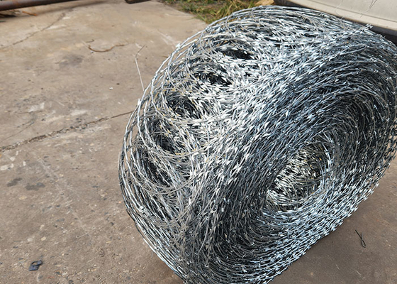 Produktion Fabrik rostfeste Rasierklappe Zaundraht Concertina Stacheldraht Spirale