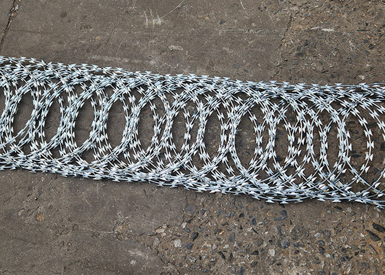 Blade Thorn Seil Galvanisiertes Rasiermesser Zaun Draht Gefängnis Zaun Anti-Klettern