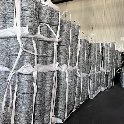 Hot Dip Galvanized Zaun hochspannbar Stacheldraht 1,6Mm 300M
