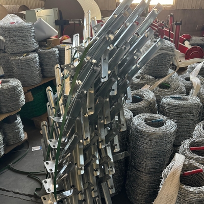 Fabrik Warmgetippt Galvanisierter Stacheldraht für Netz Sicherheitszaun 12,5 Gauge 18 Gauge PVC beschichtet Eisen Stacheldraht