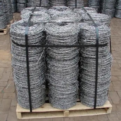 Stacheldraht Sicherheitszaun galvanisierter Zaun mit Stacheldraht Klinge Stacheldraht Stacheldraht galvanisierte Kunststoff Stacheldraht Farmzaun Stacheldraht Stacheldrahtzaun Rollen