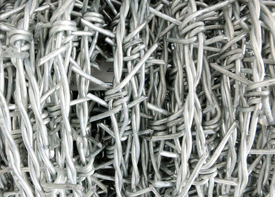 Farmschutz Dreh 3 oder 4 Zoll Barbe Distanz Heiß getaucht Verzinktes Stacheldraht