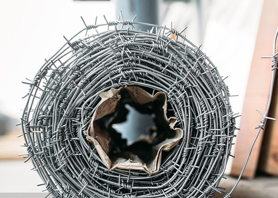 Schutz der Zäune und der Bauten Doppelstrang Traditionelle Spirale aus Stacheldraht