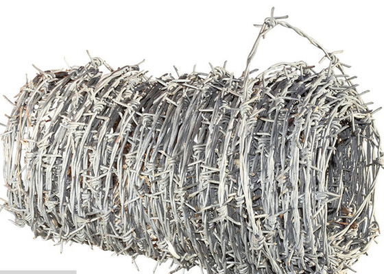 Schutz der Zäune und der Bauten 14er-Gabel doppelt verdrehter galvanisierter Stacheldraht