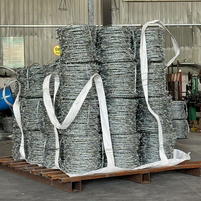 Spirale Stacheldraht Verteidigung galvanisierte Stacheldraht Installation Sicherheitszaun
