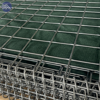MIL1 1,37m hohe Galfan-beschichtete geschweißte Gabion-Linie mit Geotextil Militär-Grade HESCO Hochwasserschranken auf dem US-Markt