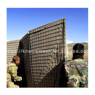Militärischer Sand gefüllt Schwerverzinkte Verteidigungsbastion Barrieren Hesco Blast Wall